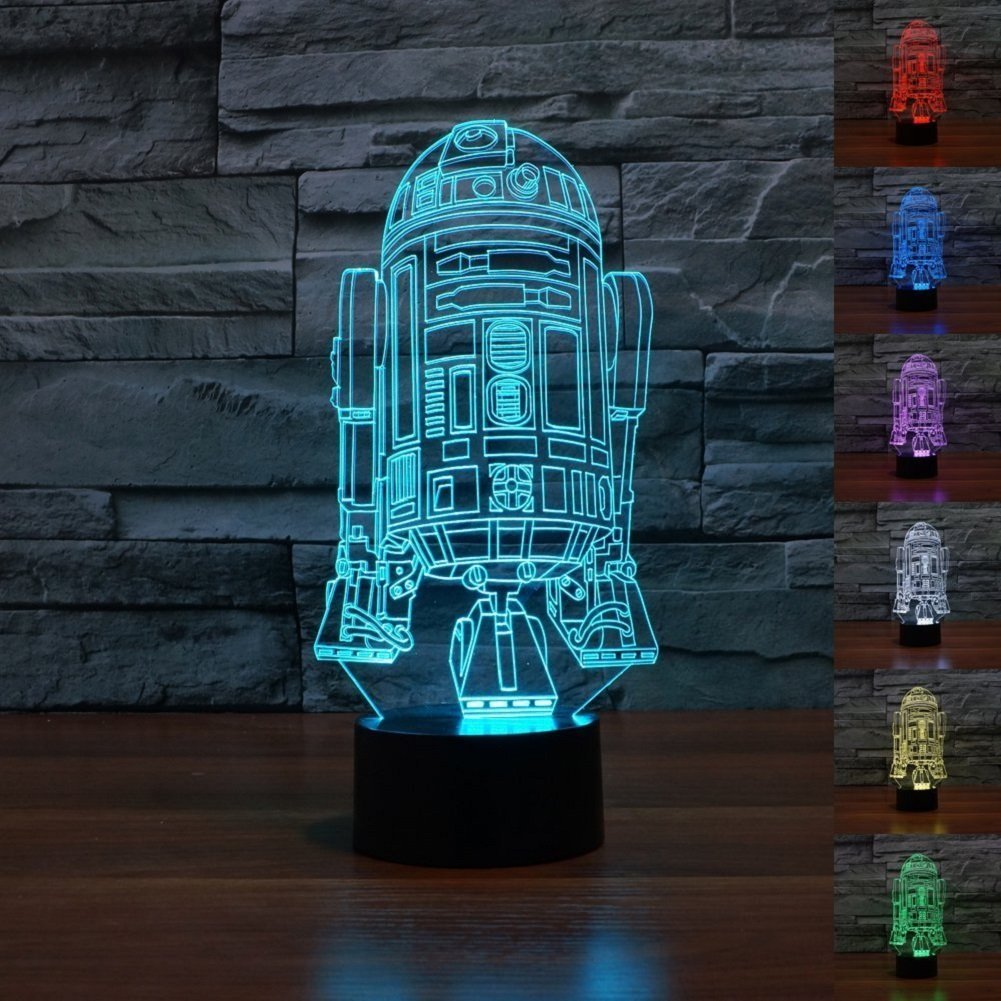 Star Wars Farbwechsel  LED-Schreibtischlampe