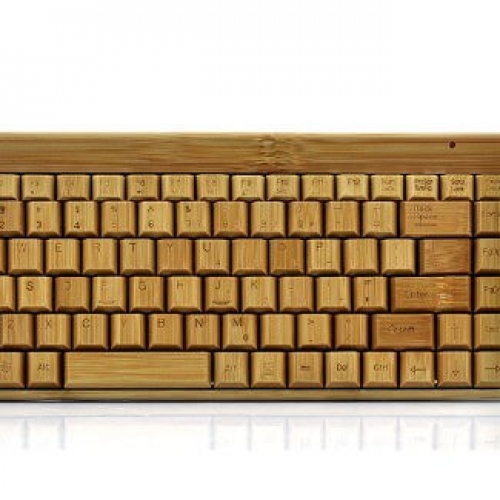 Handcrafted Bamboo Keyboard